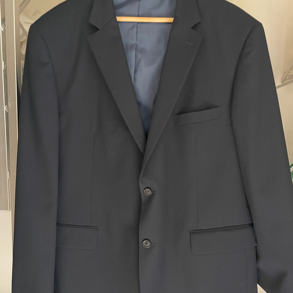 Pronto Uomo Elegant Navy blue  Blazer size 44Long